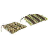 Wrought Iron Reversible Seat Cushion
