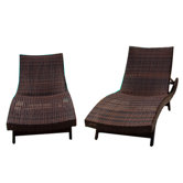 Outdoor Adjustable Lounge (Set of 2)