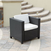 Oasis Wicker Cushion Club Chair