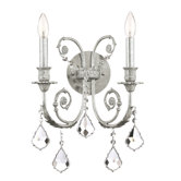 Regis Wall Sconce in Olde Silver