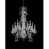 10 Light Chandelier with Swarovski Strass Crystal
