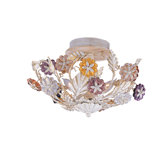 Retro 3 Light Semi Flush Mount