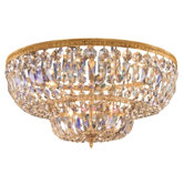 Bohemian Crystal 8 Light Flush Mount