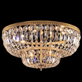 Bohemian Crystal 6 Light Flush Mount