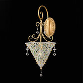 Signature  Wall Sconce with Peridot Crystal