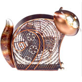 Kitty Figurine Table Top Fan
