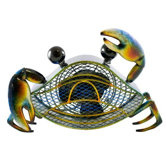 Blue Crab Figurine Table Top Fan