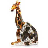 Giraffe Figurine Table Top Fan