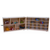 Half and Half Twenty Tray Storage Unit