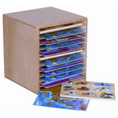 Tabletop Puzzle Rack