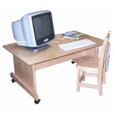 Computer Table with Adjustable Height