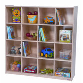 Sixteen Section Cubby Storage