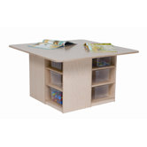 Cubbie Table with Twelve Trays