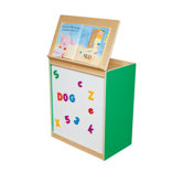 Big Book Display with Magnetic Markerboard
