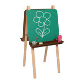 Natural Environment Double Adjustable Easel with Brown Tray