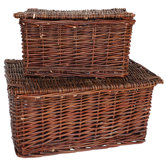 Covered Basket (Set of 2)