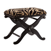Zebra Print Ottoman