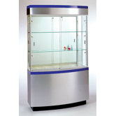 Optimal Visual Impact Curved Wall Display Case