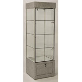 Large Square Glass Tower Case