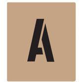 Reusable Carded Number and Letter Stencil