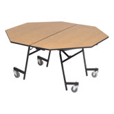 29" x 60" Octagon Mobile Table Unit