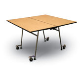27" x 60" x 60" Square Mobile Table Unit