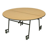 42" x 48" Round Mobile Table Unit