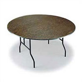 Round Banquet Table with Plywood Top