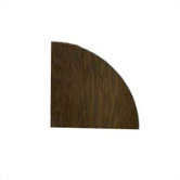 1/4 Round Banquet Table with Plywood Top