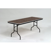 ET Series Rectangular Folding Table with Aluminum Edge