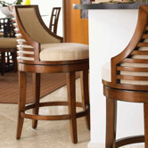 Ocean Club Cabana Swivel Counter Stool