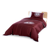 Starburst Duvet and Sham in Chocolate Brown