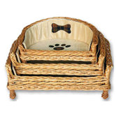Dog Wickrer Sofa with Liner