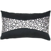 Silk Crystal Rectangle Pillow