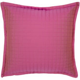 Quilted Faux Silk Pillow