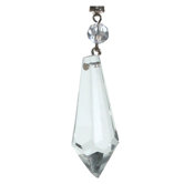 "Mini" Drops Clear Plug Decorative Crystal (Set of 6)