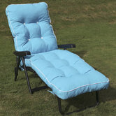 Maui Boxed and Piped Reclining Lounger