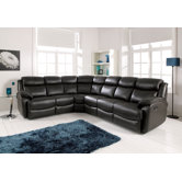 Denver Leather 3 Piece Sectional Sofa