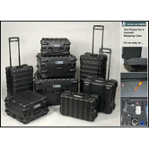 ATA Style Foam-Filled, Reusable Indestructo Shipping Case 19" H x 19" W x 11" D