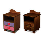 Little Girl Tea Set 2 Drawer Nightstand