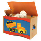 Boys Like Trucks Toy Box