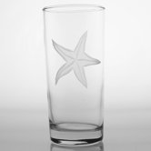Starfish 15 Oz Cooler Glass (Set of 4)