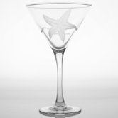 Starfish 10 Oz Martini Glass (Set of 4)