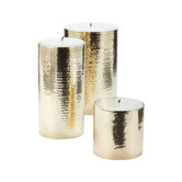 Hammered Pillar Candle