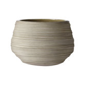 Corrugated Ceramic Pot