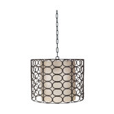 Weathered Drum Oval Ring Lamp