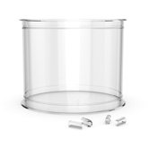 12" Clear Riser
