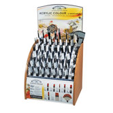Artists' Acrylic Synthetic Blend Acrylic Brush Display