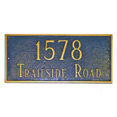 Classic Standard Rectangle Address Plaque