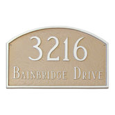 Petite Prestige Arch Address Plaque